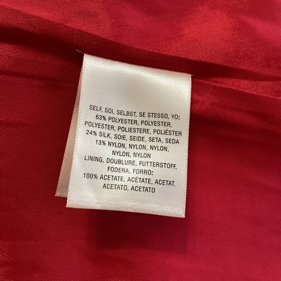 Anthropologie Moulinette Soeurs Short Sleeve Red Dress Size 8P - Picture 7 of 13